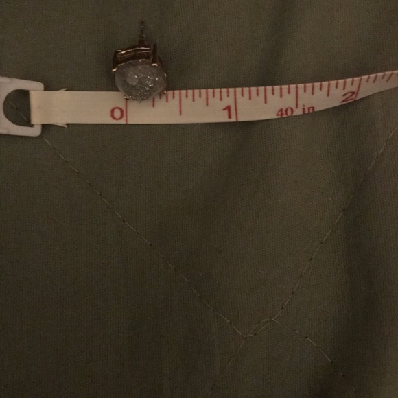 Silver Glitter Stud Earrings - Picture 5 of 5